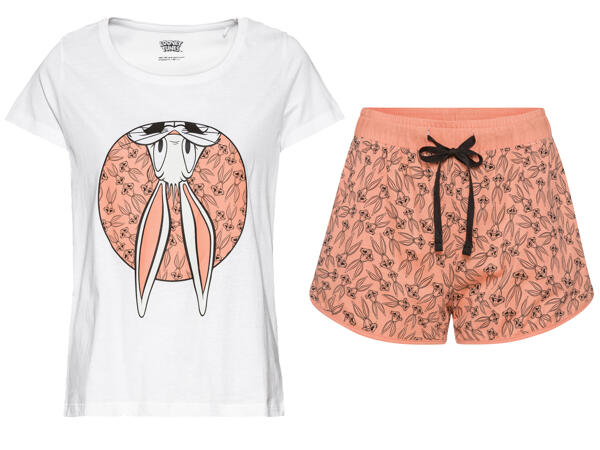 Ladies' Short Pyjama Set "Peanuts, Pink Panther, Looney Tunes"