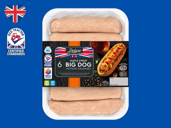 Deluxe 6 Maple Syrup British Pork Sausages