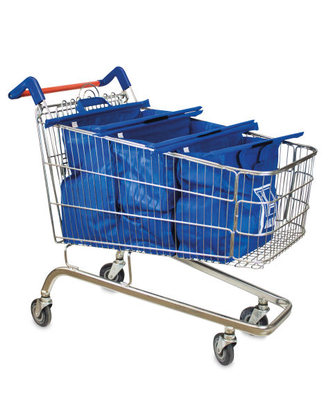 3 Pack Shopping Trolley Bag