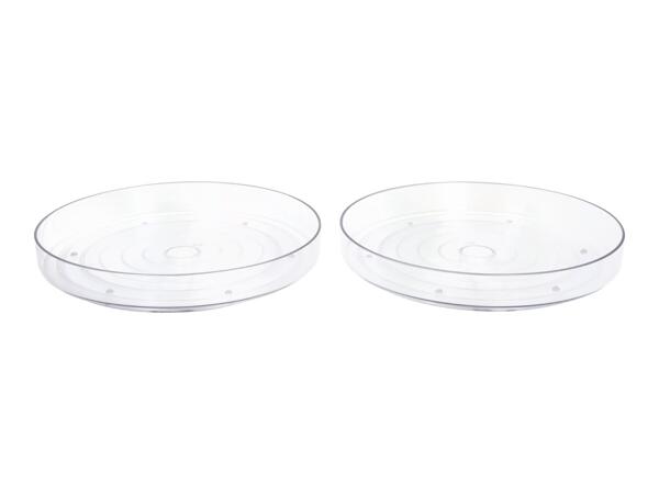 Silvercrest Small Rotating Kitchen Organiser - Set of 2