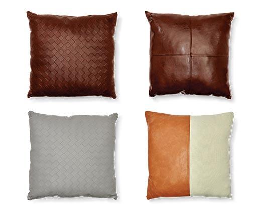 Huntington Home Faux Leather Pillow