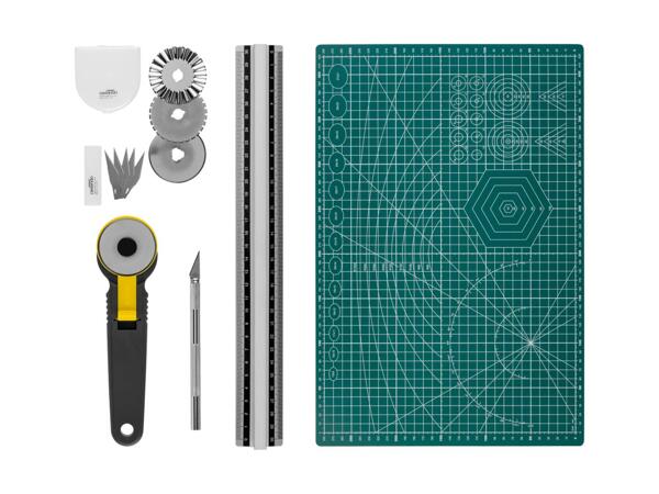 Schneide- und Bastel­unterlage/​Schneidewerkzeug-Set