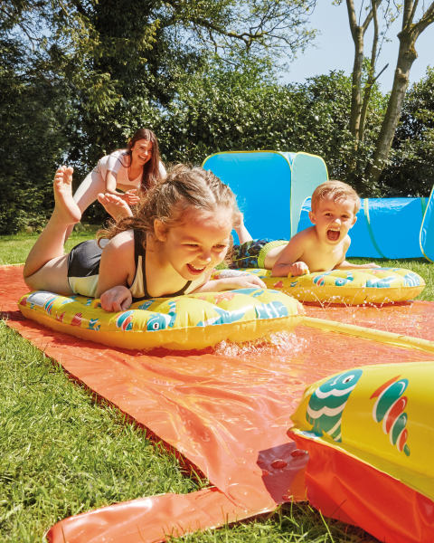 Crane Double Water Slide Red