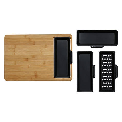 Master Cutting Board, Black Trays