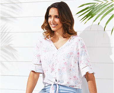 Women's Viscose Linen Top