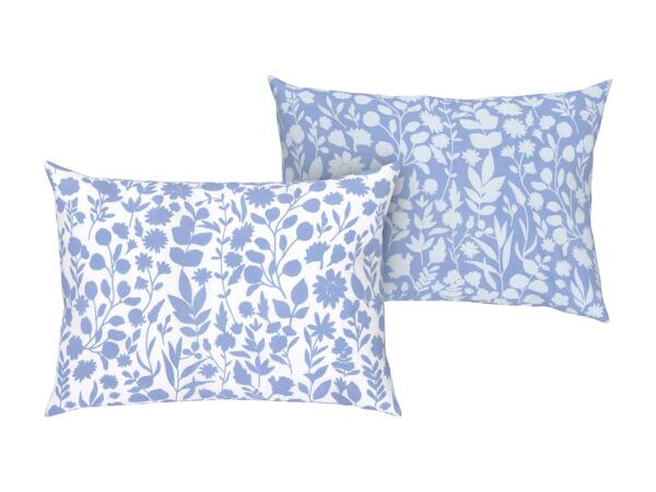LIVARNO HOME(R) Pudebetræk af mikrofibersatin 2-pak