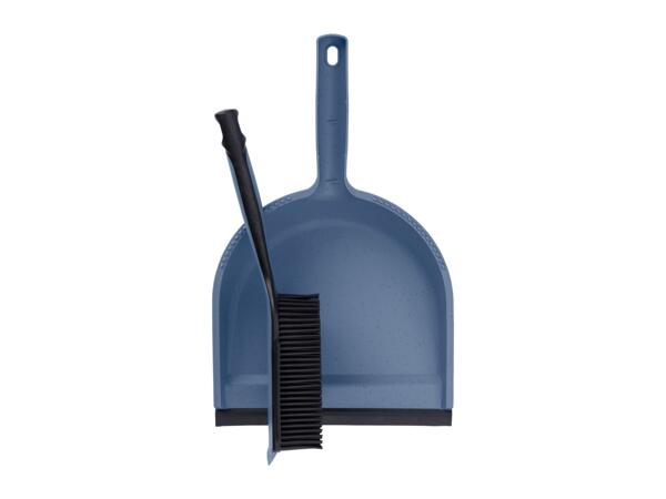 Livarno Home Dustpan & Brush Set - Blue