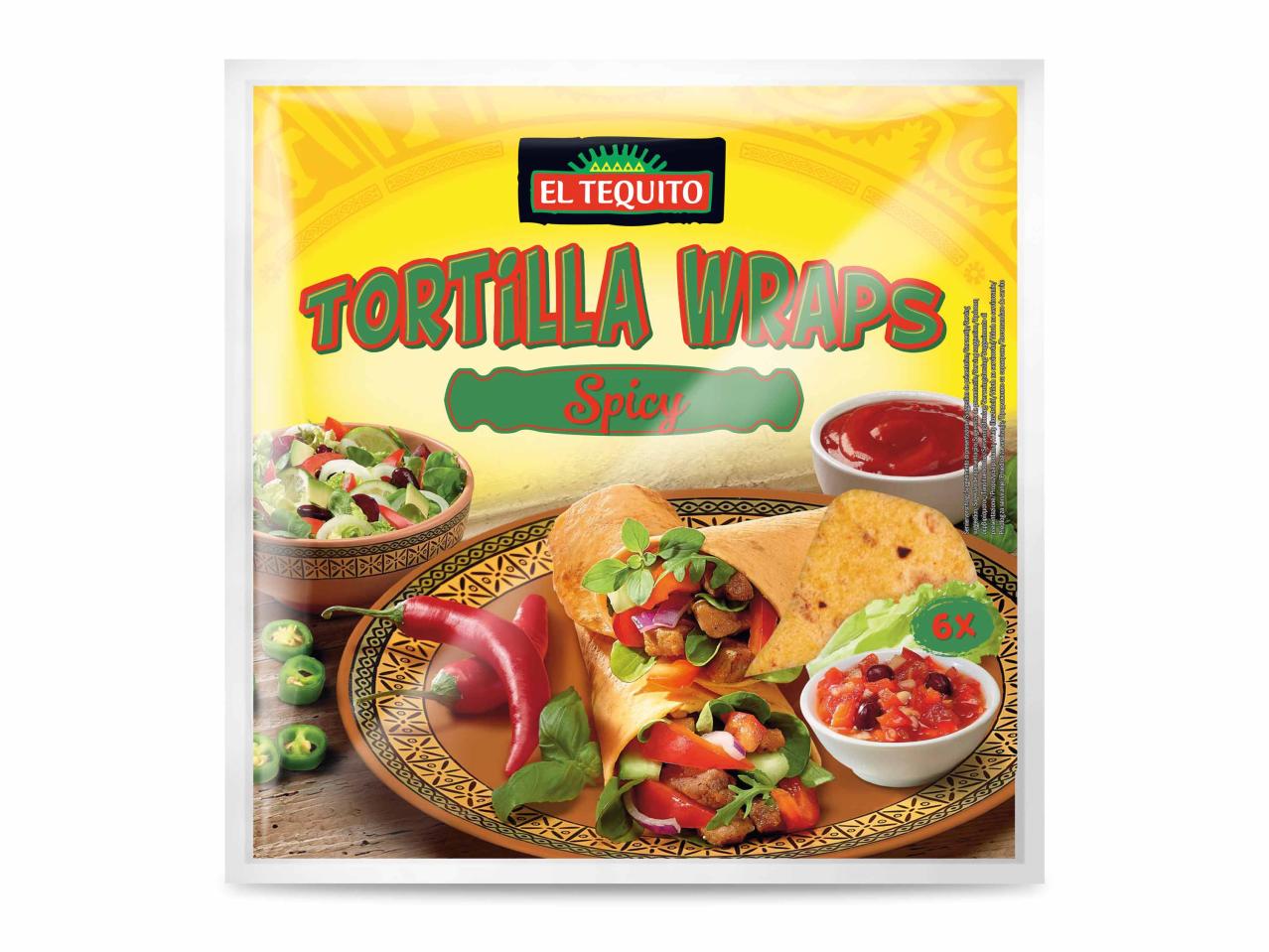 Wraps pour tortillas au piment