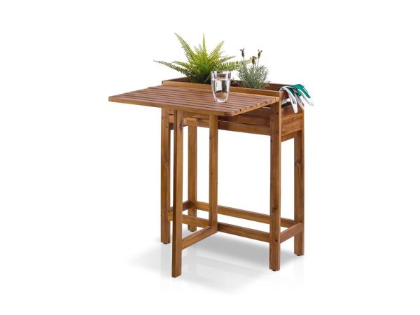 Flower Box With Folding Table