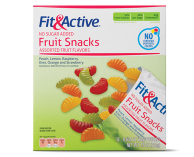 Fit & Active No Sugar Added Fruit Snacks