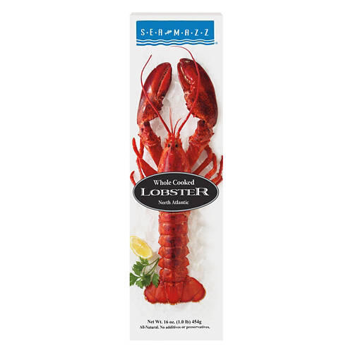 Whole Cooked Lobster, 16 oz