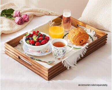 Wooden Breakfast Tray
