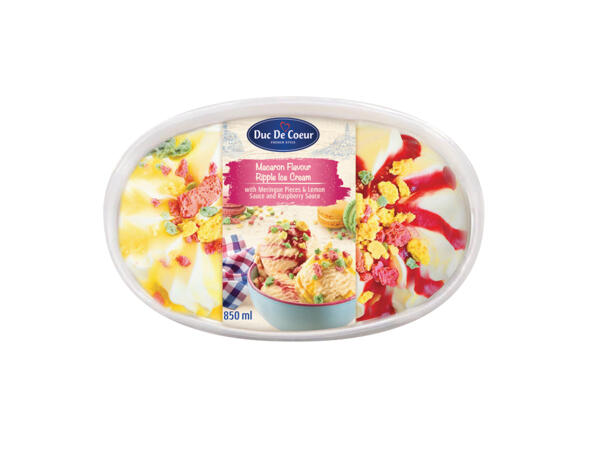 Macaron Flavour Ripple Icecream