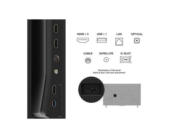 UHD TV 43P61K (43')