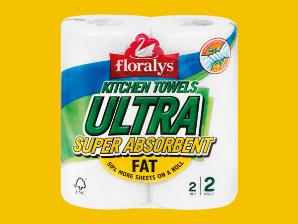 Floralys Super Absorbent Kitchen Towels