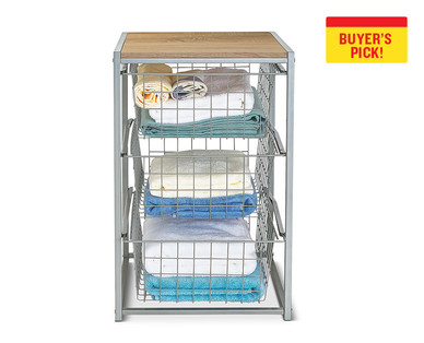 Easy Home 3-Drawer Stackable Organizer