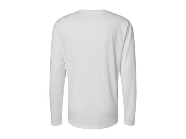 CRIVIT Men's White Long Sleeve Sports Top