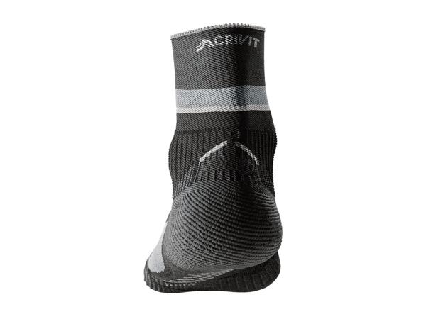 CRIVIT Adults' Grey & Green Outdoor Socks - 2 Pairs