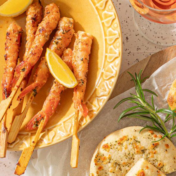 BBQ(R) Brochettes de scampis