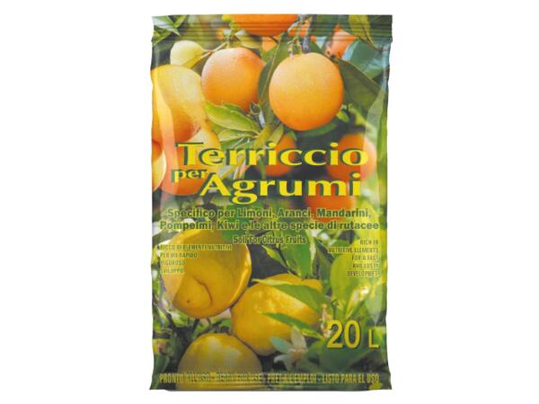 Soil for citrus fruits
