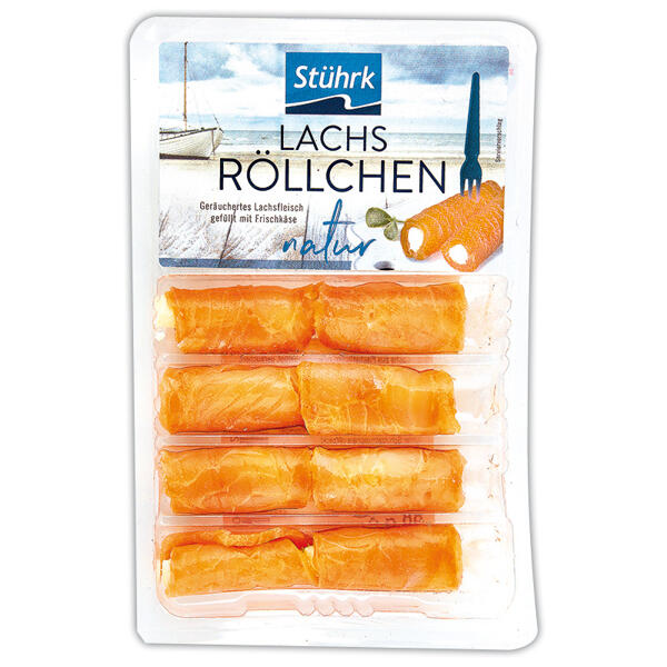 Geräucherte Lachs Röllchen