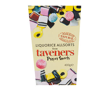 Taveners Liquorice Allsorts 400g