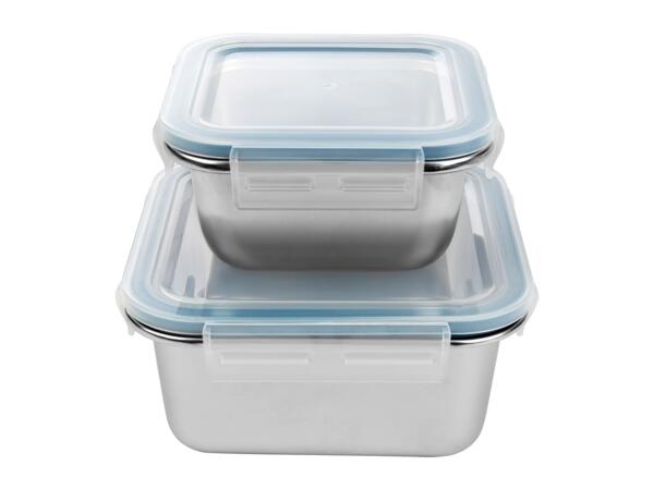 Livarno Home Square Food Storage Container Set - Set of 2