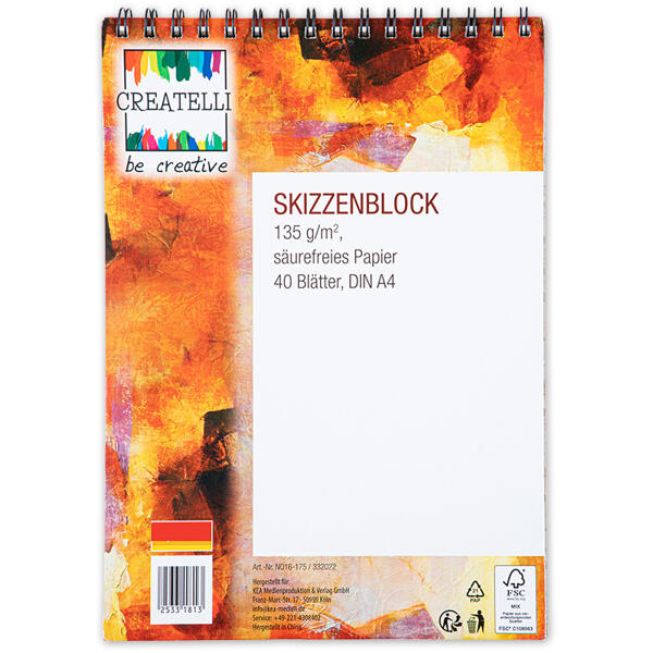 Skizzenblock A4 oder A5