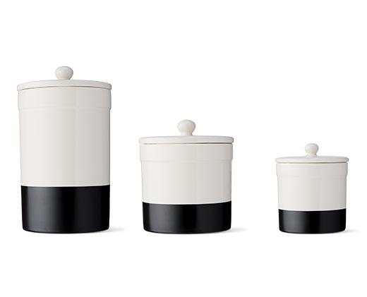 Crofton 
 Ceramic Color-Dipped Canister Set