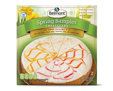 Belmont 9" Spring Sampler Cheesecake