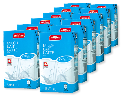 Latte UHT MILFINA