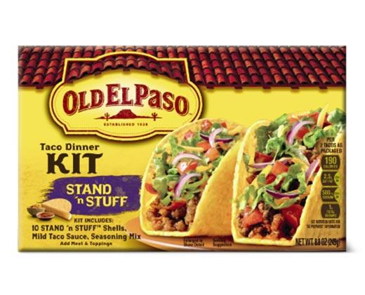 Old El Paso 
 Hard & Soft or Stand & Stuff Dinner Kit