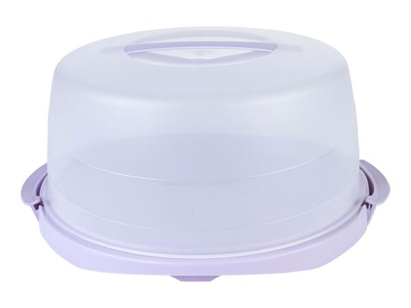 Livarno Home Cake Storage Box - Lilac