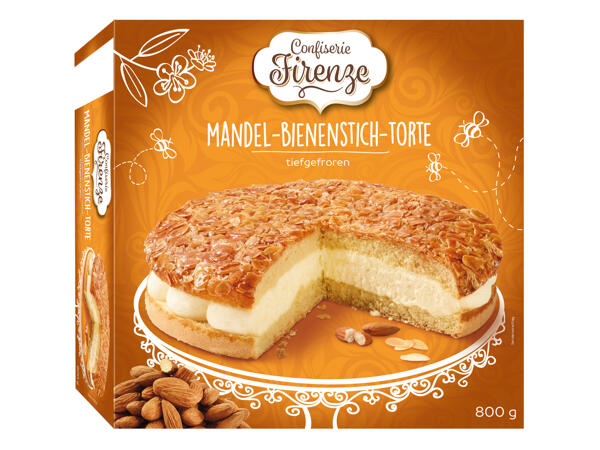 Mandel-Bienenstich Torte