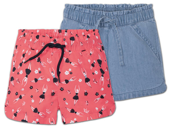 Kleinkinder Shorts, 2 Stück