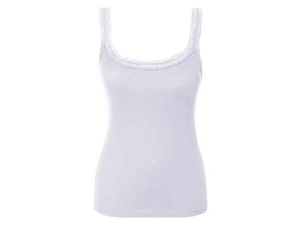 esmara(R) Damen Tops, 3 Stück, mit Spitze