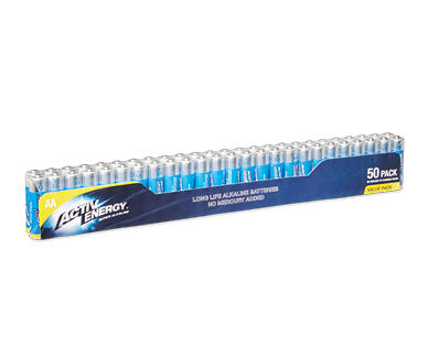 Alkaline Batteries AA or AAA 50pk