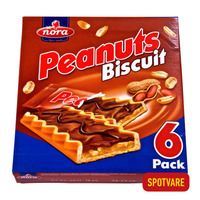 Peanuts- eller Caramelbiscuits