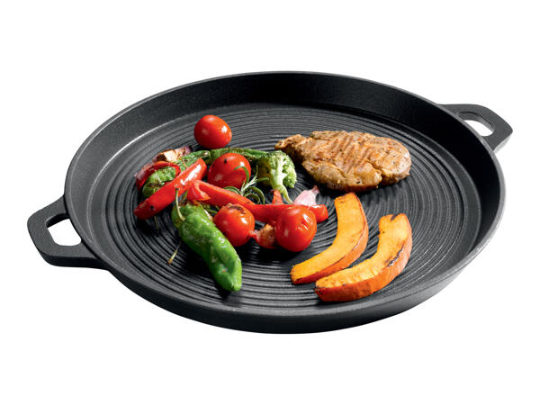 Grillmeister Cast Iron Griddle / Grill Pan