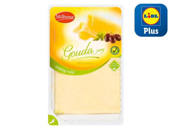 Gouda in Scheiben