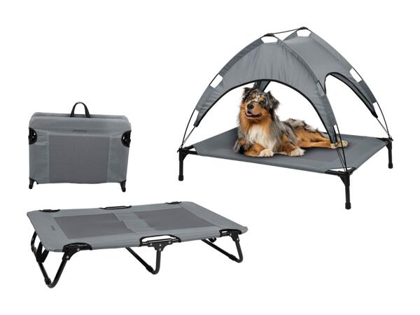 Lit pour chiens avec voile d'ombrage/​lit pour chiens pliable