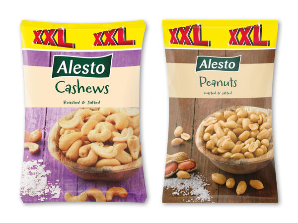 Cashewnødder eller peanuts