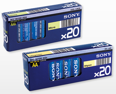 Batterie, multipack SONY