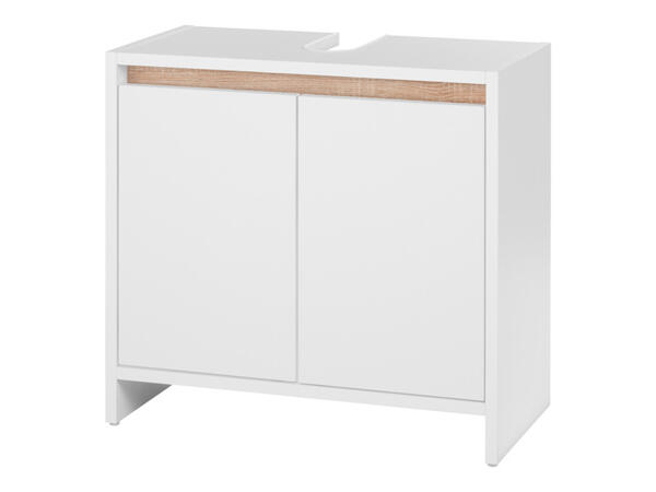 Waschbeckenunterschrank "Oslo", mit 2 Türen, weiß