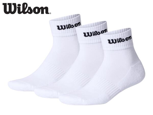 Wilson White Sports Ankle Socks - 3 Pairs