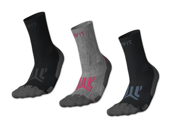 Damen/Herren Trekkingsocken, 1 Paar