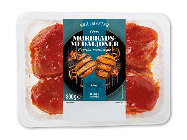 Mørbradsmedaljoner af gris