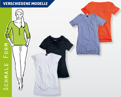 BLUE MOTION Damen-Longshirt
