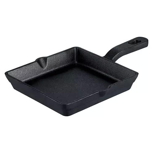 Mini Cast Iron Griddle, Black