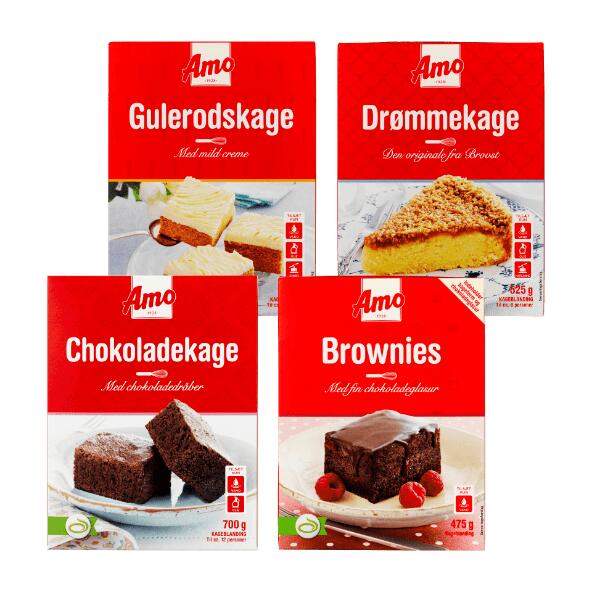 Brownies, gulerods-, drømme-, eller chokoladekage